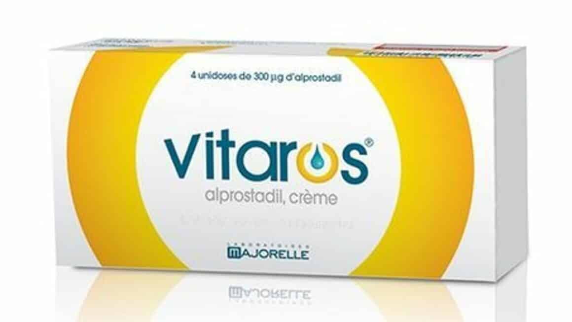 Vitaros, une crème topique pour traiter la dysfonction érectile ou troubles de l’érection