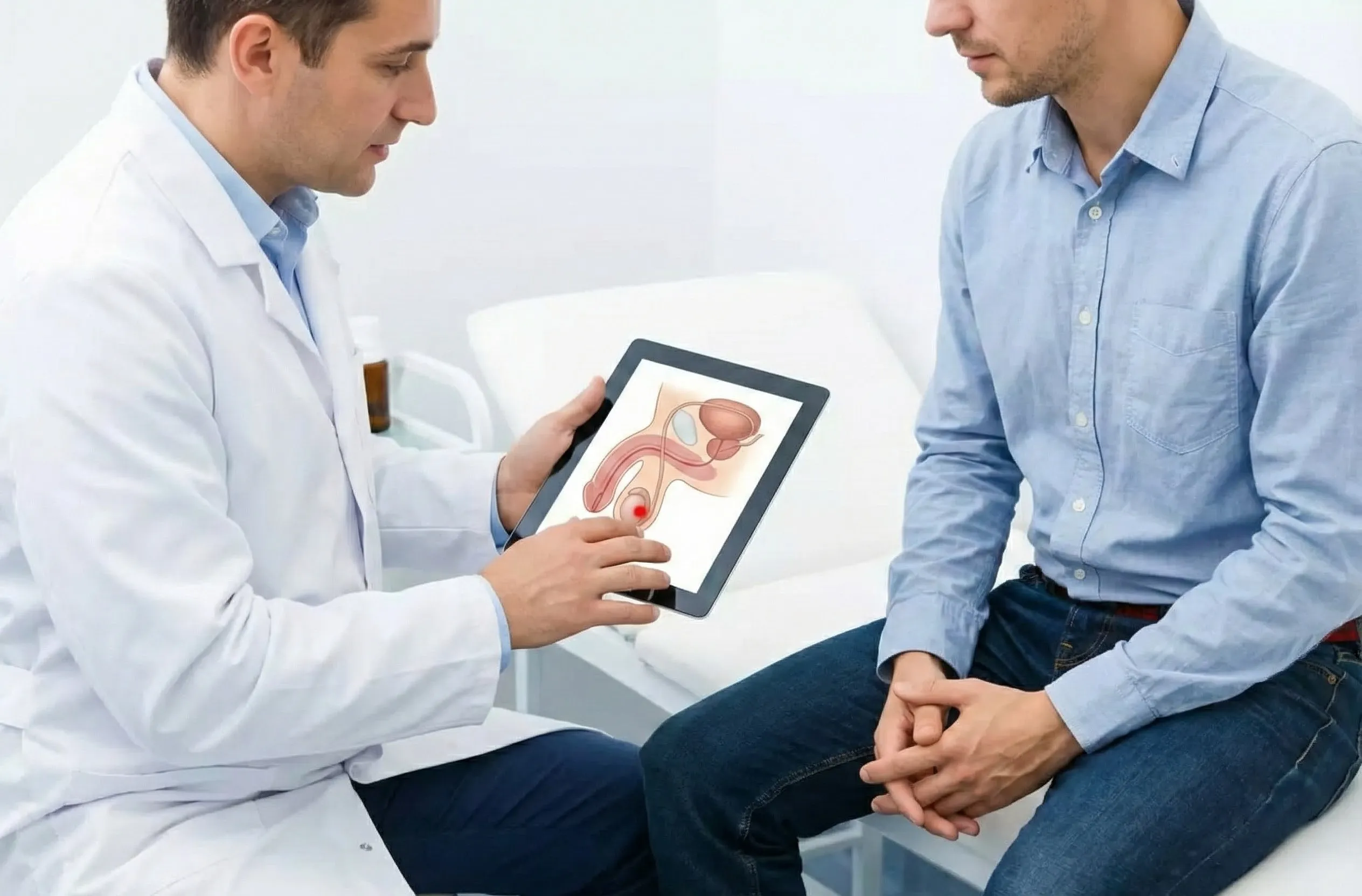 Point rouge sur le gland après un rapport : irritation ou infection ?